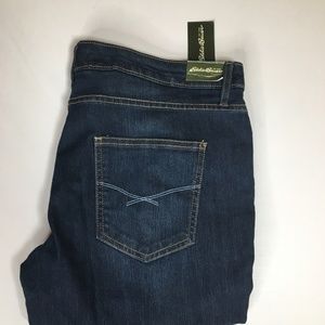 EDDIE BAUER Straight Leg Stretchy Jeans Women's 12